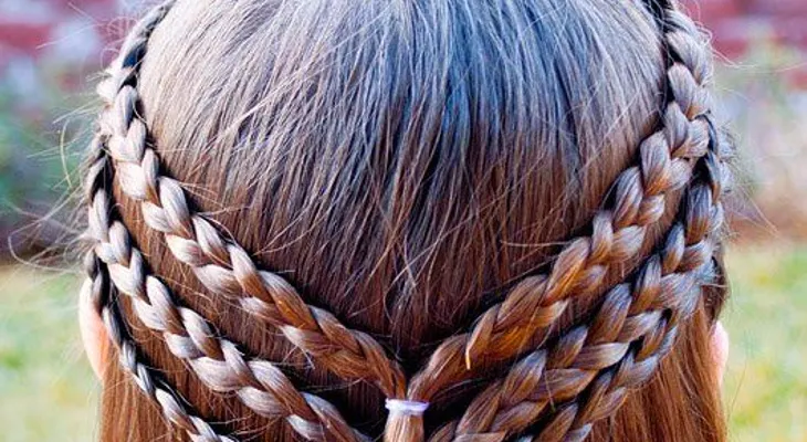Recogidos con trenzas paso a paso