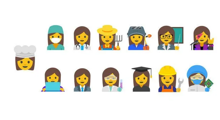 Google lanza nuevos emoticonos feministas