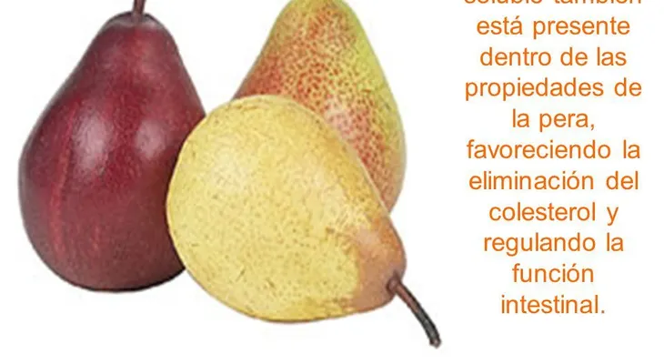 La pera elimina el colesterol y mejora la función intestinal 