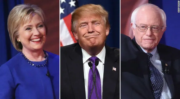 Encuesta: Tanto Clinton como Sanders derrotarían a Trump en elecciones generales