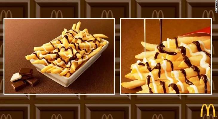 McDonald's de Japón servirá papas fritas cubiertas de chocolate