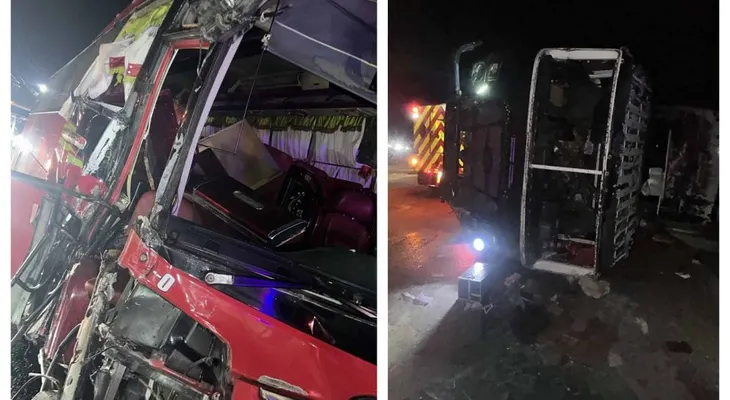 Accidente en Punta Cana deja un muerto y dos heridos tras choque de camión y autobús