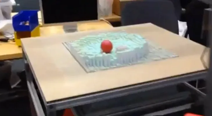 Video: Inventan una mesa 'mágica' que reproduce objetos en tiempo real