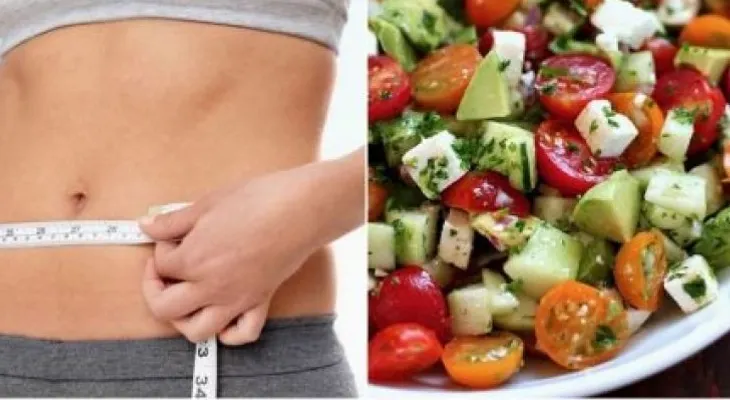 Prueba esta rica ensalada para deshinchar el vientre y bajar de peso 