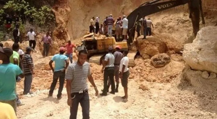 Menor muere aplastado por roca en mina de Puerto Plata