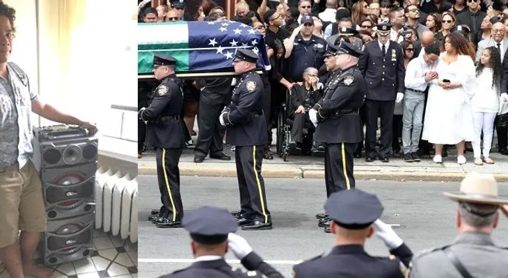Dominicano Julien Rodríguez en NY pone música alta cerca funeral de agente asesinada