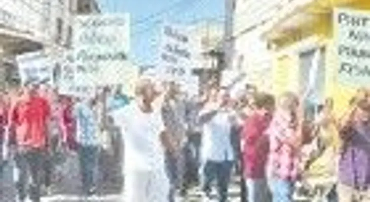 Protestan para que Santos Solís no sea puesto en libertad 
