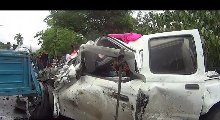 Un muerto y varios heridos por accidente en carretera San Fco-Nagua