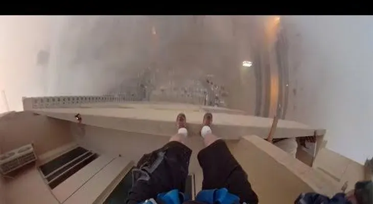 El increíble salto de un piso 29° para ir a comprar leche 