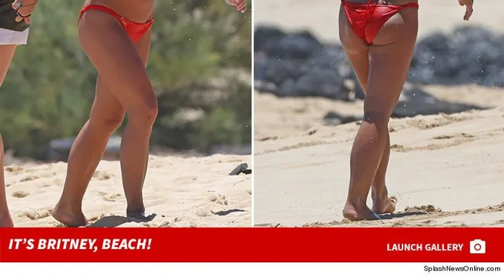 Britney Spears bikineando en Hawaii