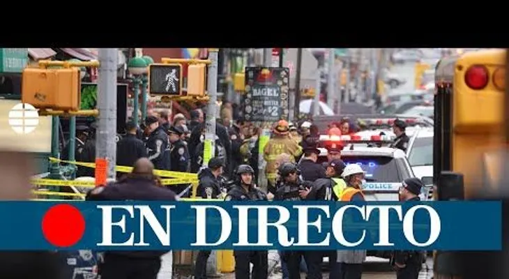 Pánico en Nueva York; al menos 20 heridos por tiroteo en el metro 