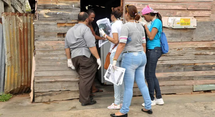 Ministerio de Juventud participa en primer día jornada contra el Dengue
