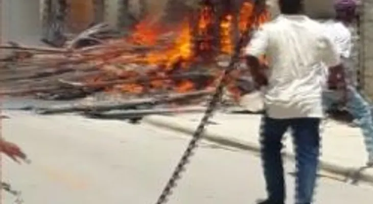 Un menor herido al incendiarse una vivienda en Neiba