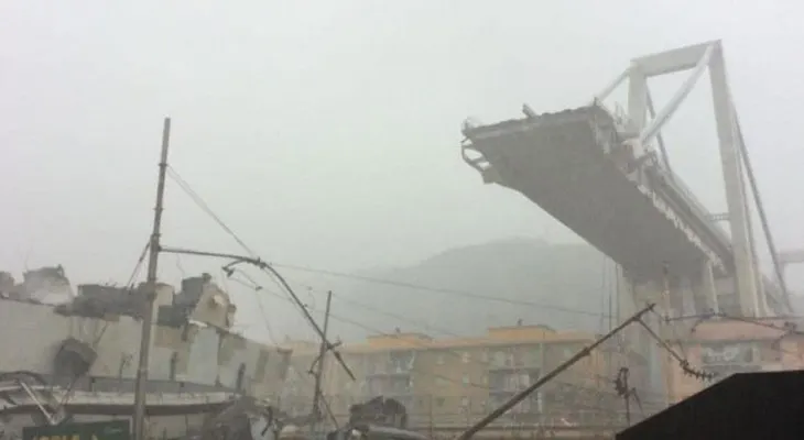 Al menos 35 muertos por derrumbe puente de 90 metros de altura en Génova (VIDEOS)