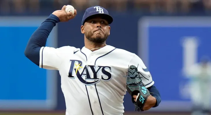 Peralta brilla con seis ponches y Palacios define con hit de oro para los Rays ante Boston