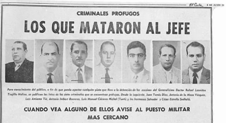 Participantes en el ajusticiamiento a Trujillo