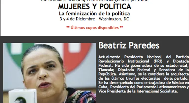 LF participará en Seminariosobre liderazgo público en Washington  