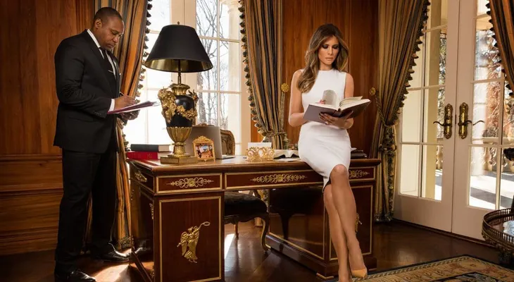 El look 'ostentoso' de Melania Trump que ofendió a Estados Unidos
