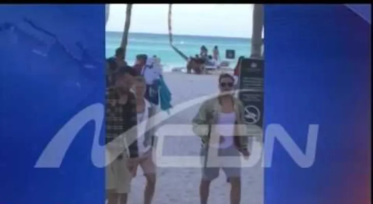 Justin Bieber paseando por Punta Cana