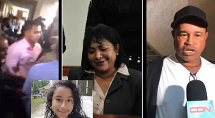 "Asesino, asesino", le vociferan a Marlon Martínez, acusado por la muerte de Emely Peguero