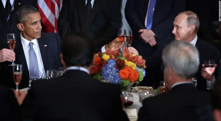 Obama a Putin: ¡Salud!