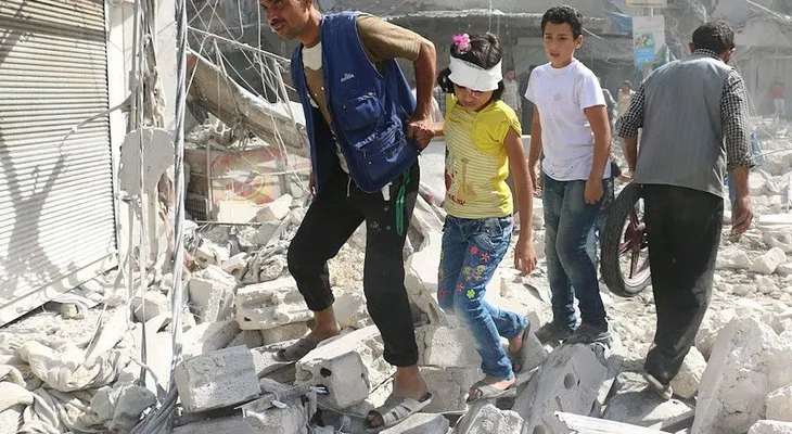 Decenas de muertos en ataques aéreos en Aleppo