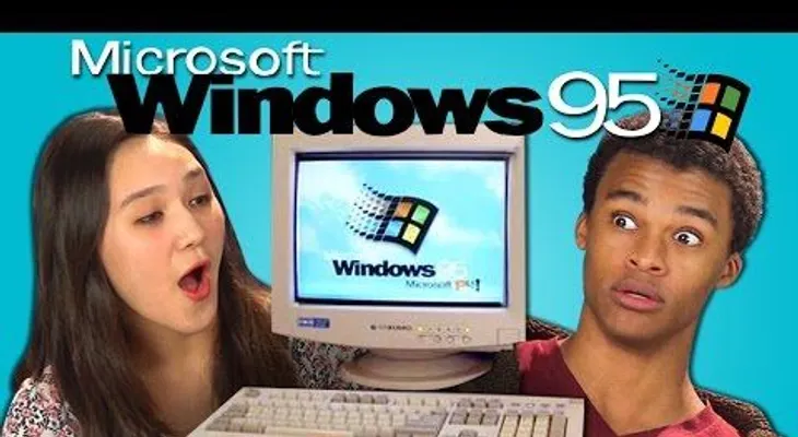 Así reaccionan los jóvenes de ahora al ver computadores con Windows 95