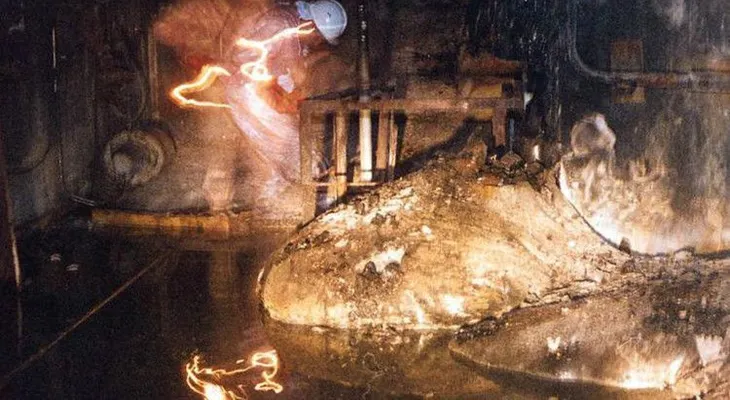 Una oscura foto de material radiactivo de Chernóbil es la selfie más arriesgada de la historia