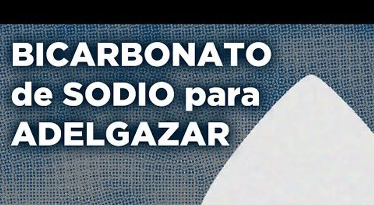 4 formas de bajar la barriga con el  bicarbonato de sodio