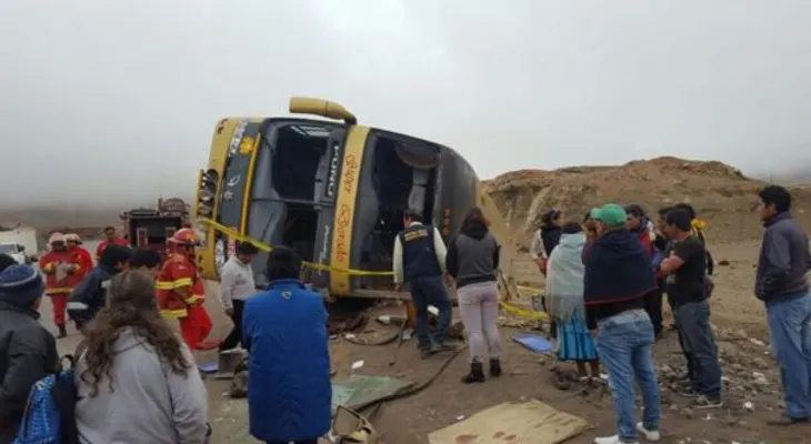  Cuatro personas muertas y 26 heridas en accidente en Chala