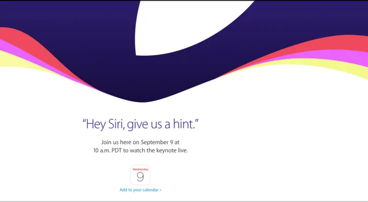 Apple confirma un evento para el 9 de septiembre