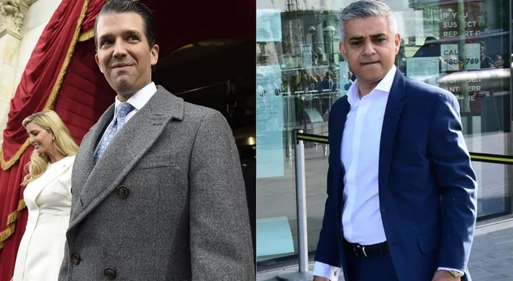Los piropos que se tiran el hijo de Donald Trump y alcalde de Londres por el atentado en Londres 