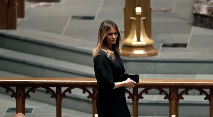 Donald Trump no asistió al funeral de Barbara Bush para "evitar interrupciones"
