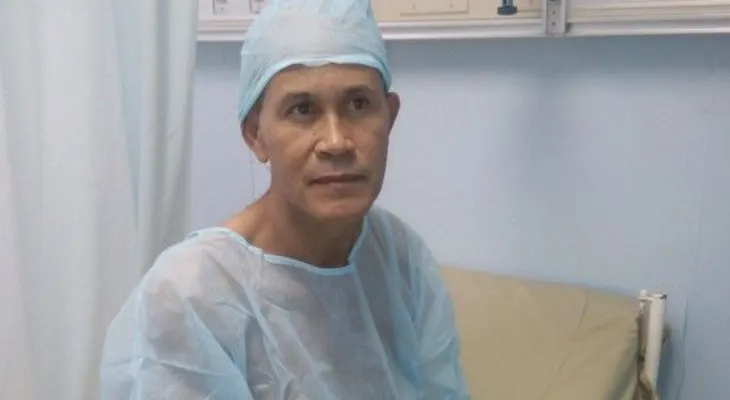 Extraen tumor de 21 libras a hombre en el hospital de Herrera