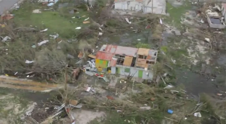 El huracán Irma destruyó "el 90% de las construcciones en la isla de Barbuda"