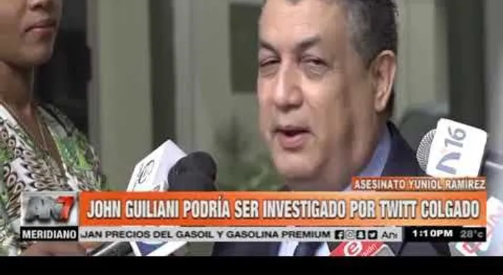 Tildan de "asqueante" comentario de John Guiliani sobre Yuniol Ramírez; ex juez pide disculpas