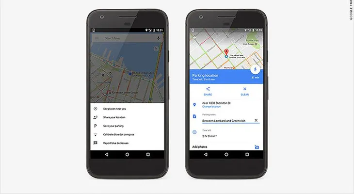 Google Maps te ayuda a recordar dónde estacionaste tu auto