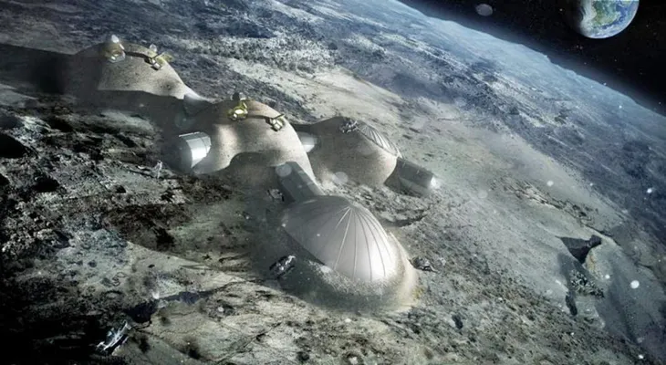 Viviendas para habitar en la Luna se levantarían con el sistema de construcción 3D