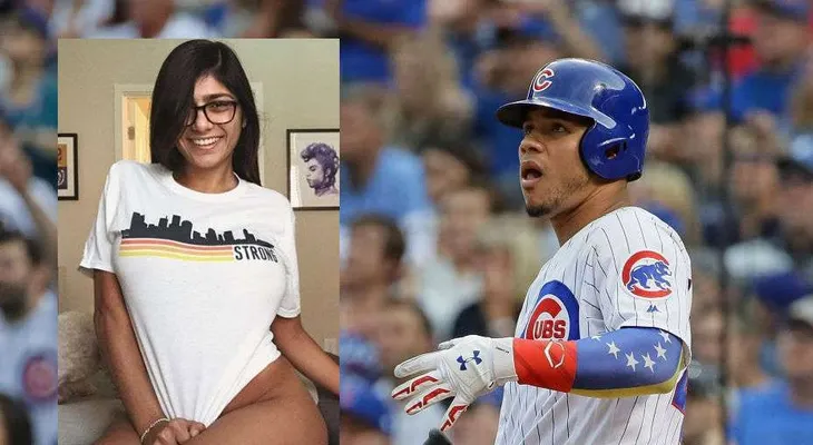 Exactriz porno Mia Khalifa se queja de mensajes del pelotero Willson Contreras