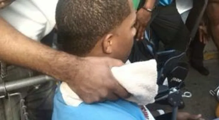 PN persigue a un sospechoso por robo en centro comercial de Villa Mella