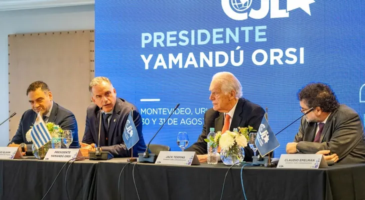 Congreso Judío Latinoamericano se reúne con el presidente de Uruguay y reconoce a Daniel Hadad