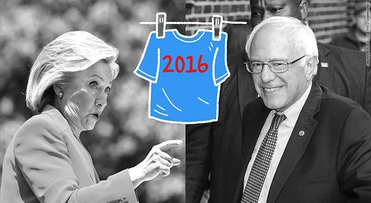 Mala señal para Hillary: Bernie está vendiendo más souvenirs