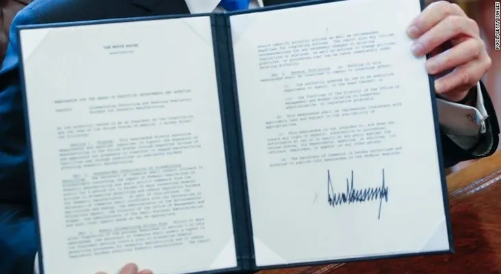 Lo que la firma de Trump dice de su personalidad