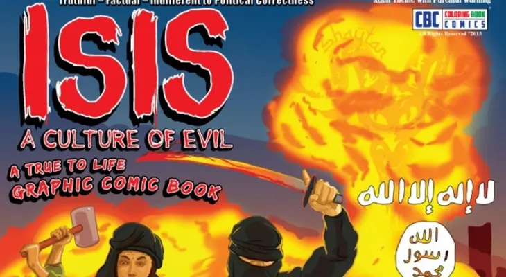 El libro para colorear anti-ISIS: ¿acaso es demasiado?