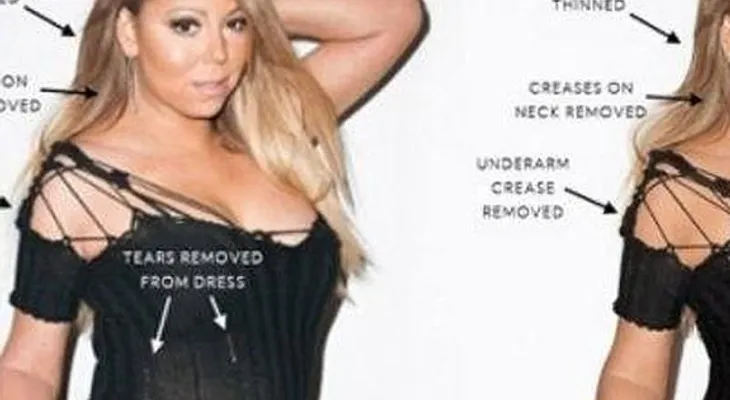Los fans acaban a Mariah Carey por un Photoshop