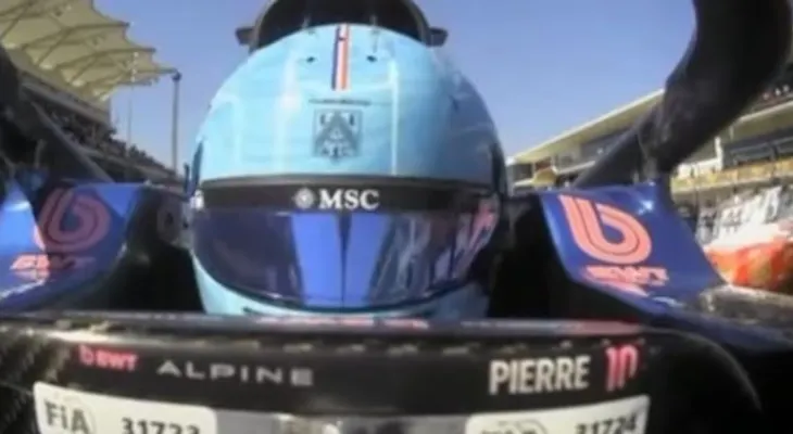 Gasly conversó por radio desde su Alpine durante la FP1 en Austin