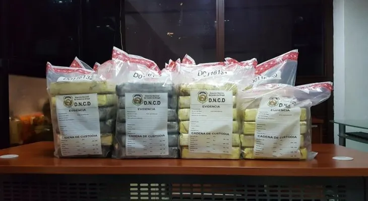Detienen a cuatro personas en el DN con más de 70 kilos de cocaína 