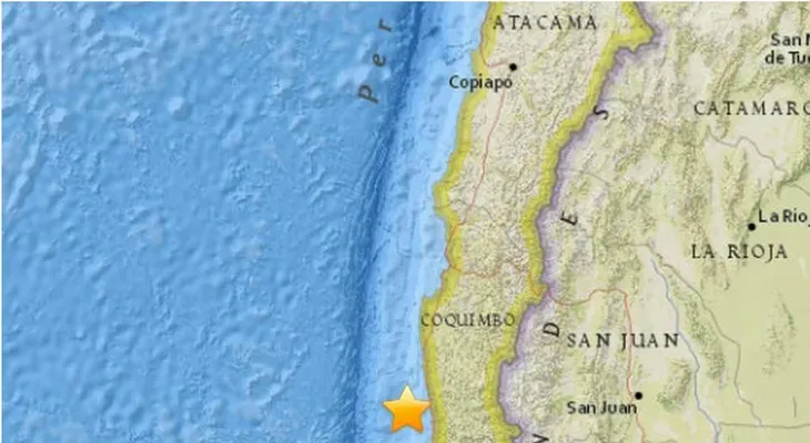 Un terremoto de magnitud 7,9 sacude el centro de Chile