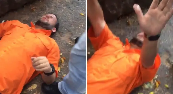 Represión en Venezuela: así fue afectado por los gases lacrimógenos el alcalde opositor David Smolansky