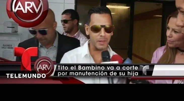 Tito el Bambino en corte por manutención de su hija